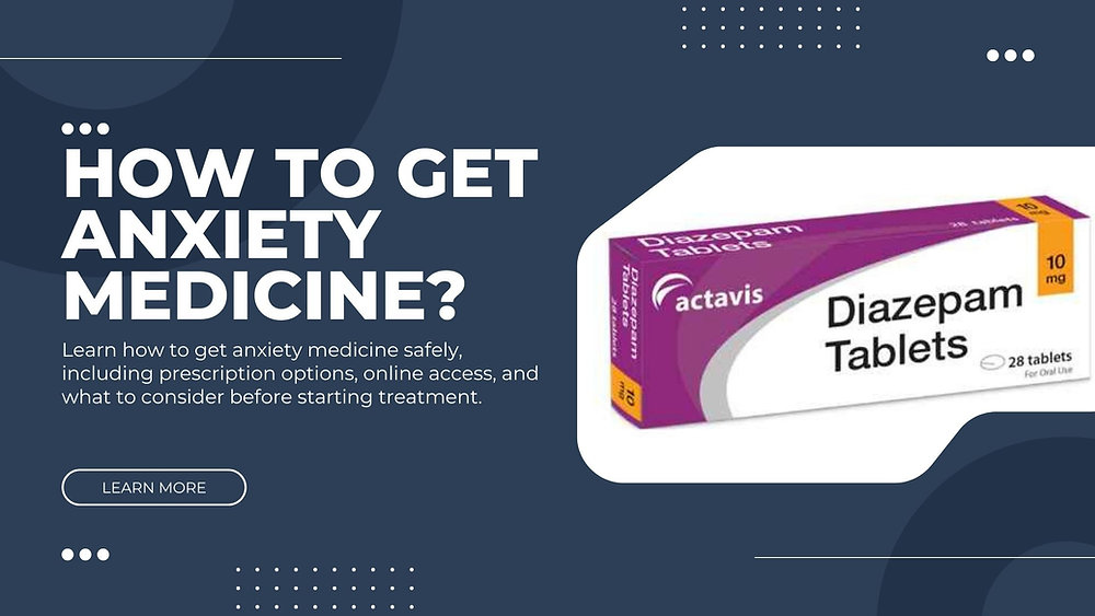 How to get Anxiety Medicine?