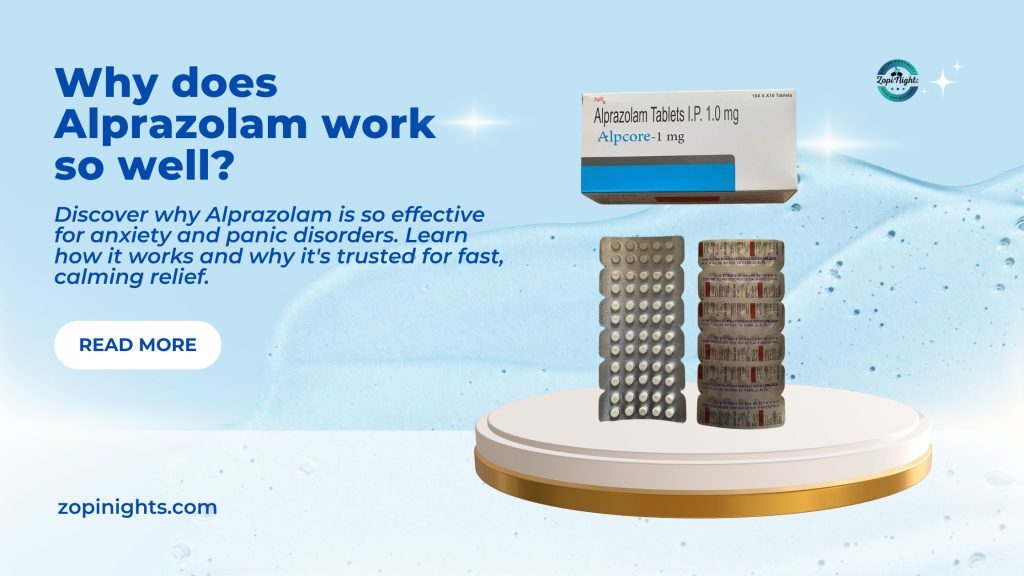 Why does Alprazolam work so well?