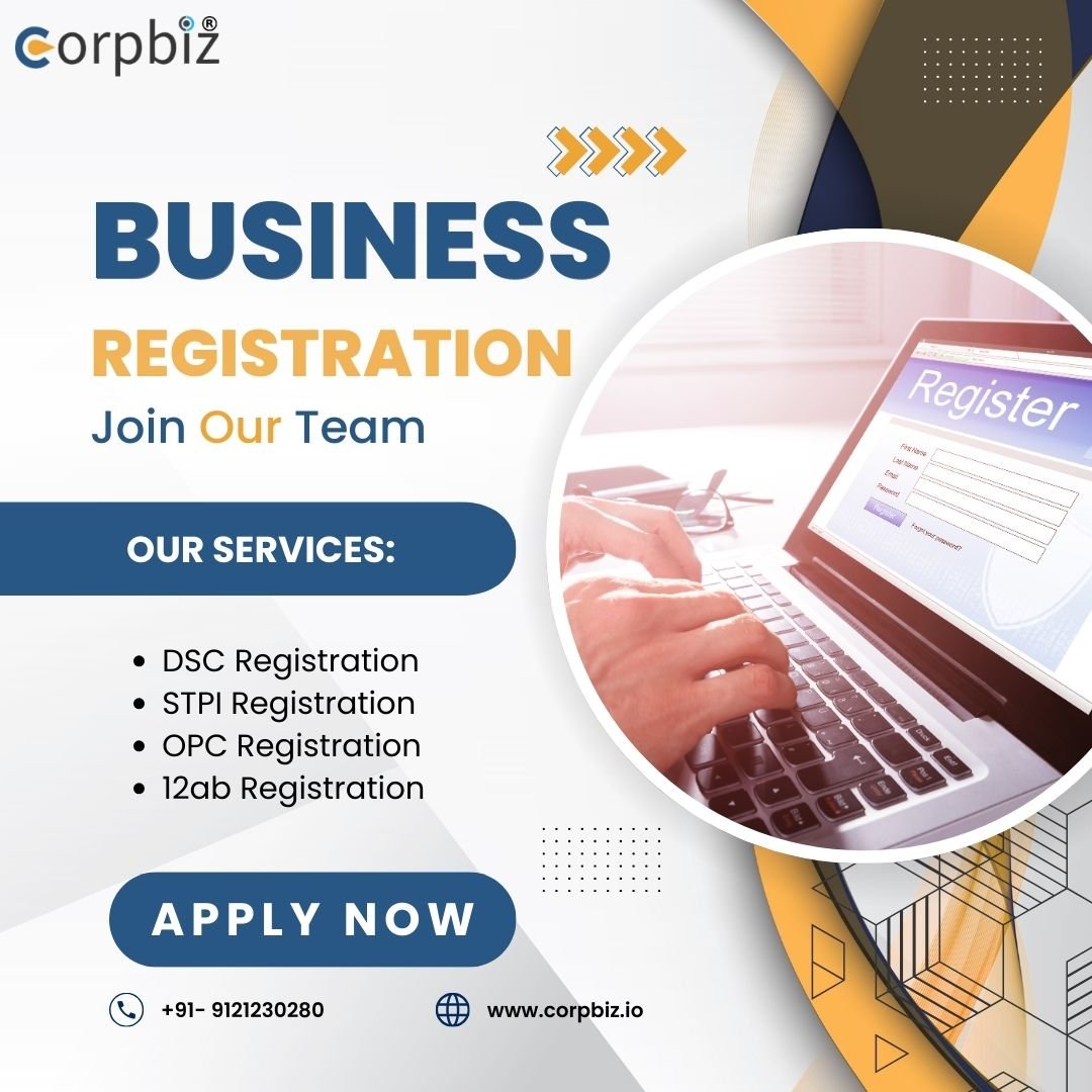 DSC, STPI, OPC & 12AB Registration Online | Corpbiz