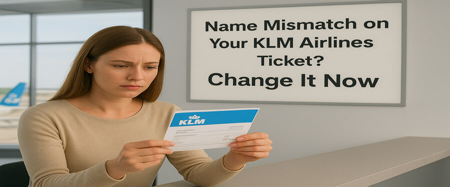 KLM Airlines Name Change Guide – Fix Ticket Name Errors Fast