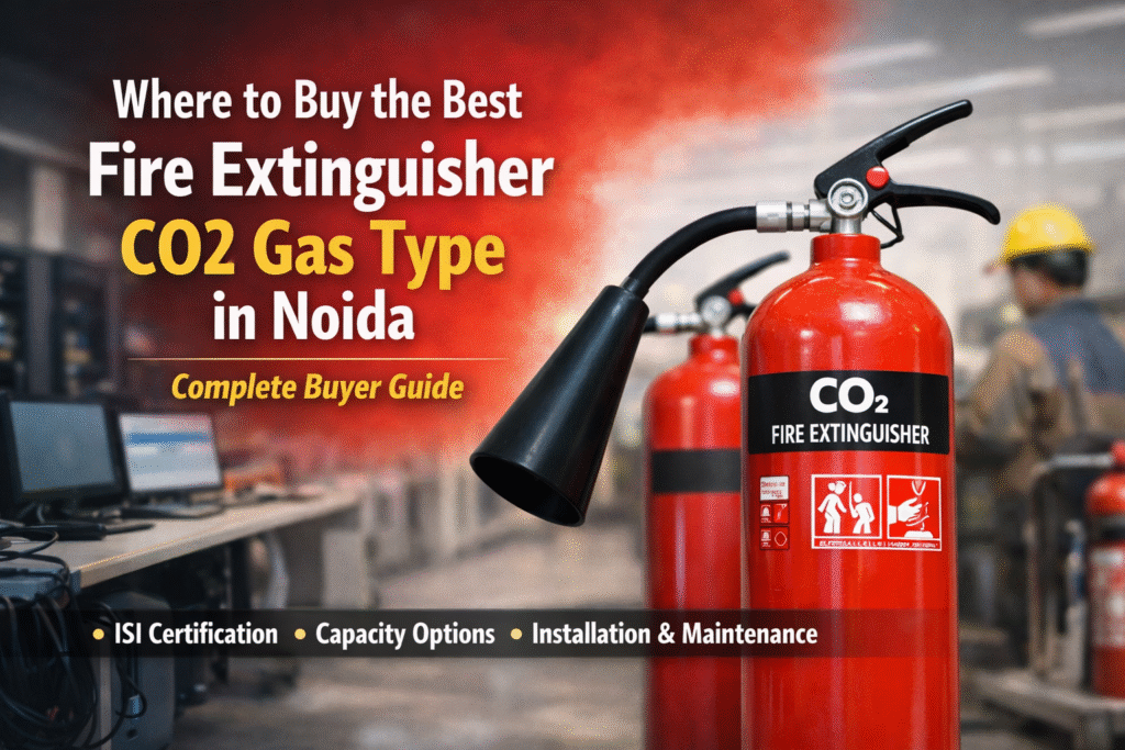 Fire Extinguisher CO2 Gas Type in Noida – Complete Buyer Guide | Innovative Fire Protection